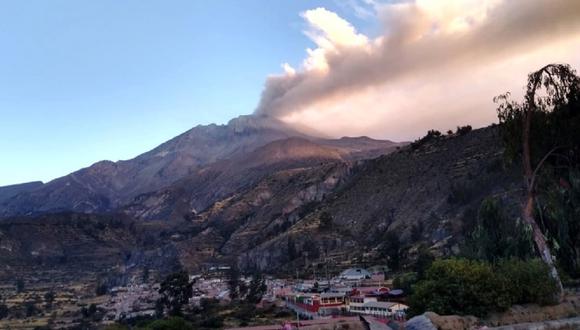 Se registran nuevas explosiones en el volcán Ubinas. (Foto: IGP)