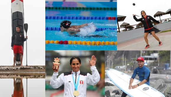Algunos de los deportistas peruanos que lograron medallas en los Juegos Lima 2019. (Perú21)