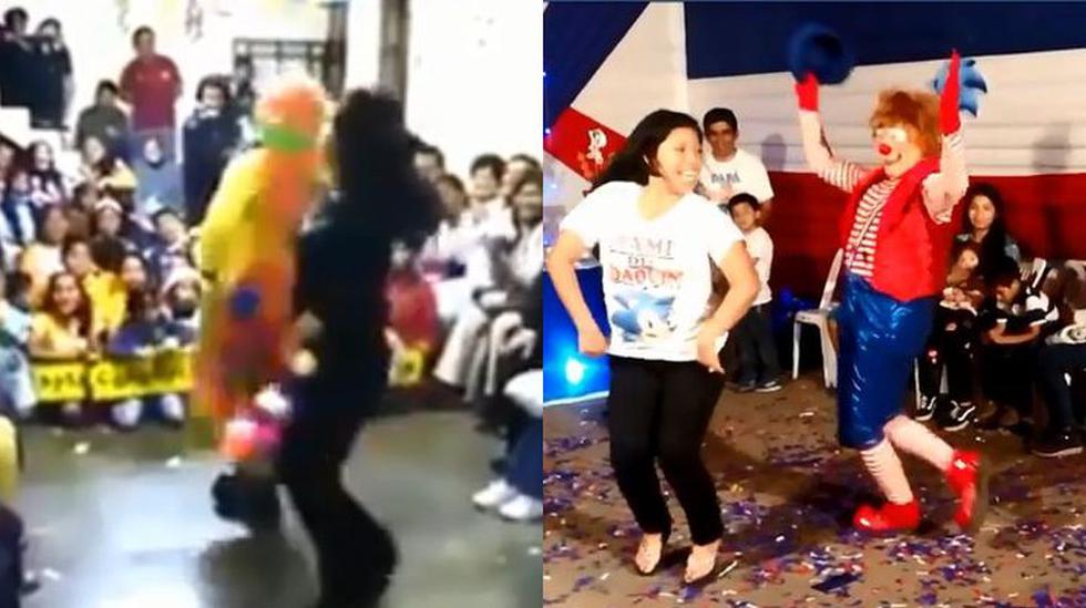 En la fiesta infantil de uno de sus hijos, una mamá protagonizó singular reto y se robó los aplausos en un video de Facebook se que volvió viral entre los usuarios. (Foto: Captura).