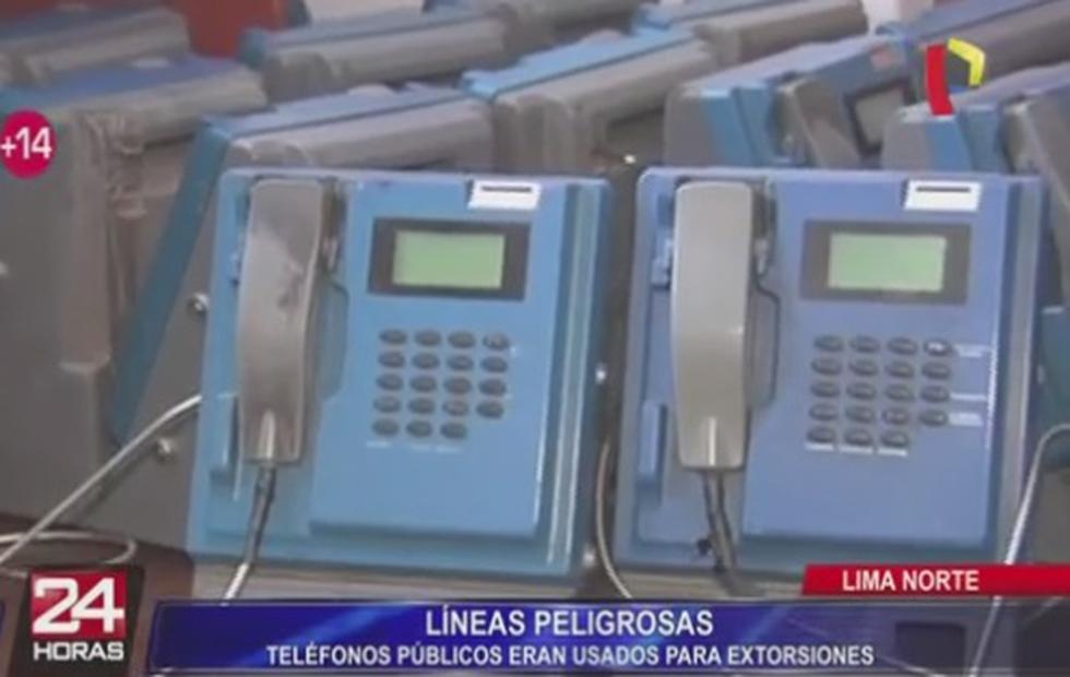 Policía Nacional incauta 55 teléfonos públicos usados para extorsionar y estafar. (Capturas)