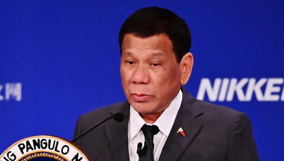 El presidente de Filipinas, Rodrigo Duterte, reveló que sufre enfermedad que está afectando su vista. (Foto: AFP)