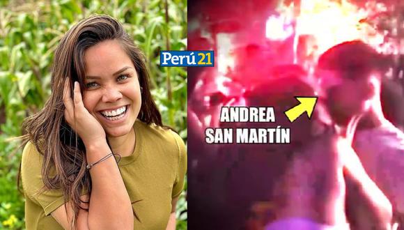 Andrea San Martín fue captada besando a Elías Montalvo en una discoteca. (Foto: Instagram / Willax)