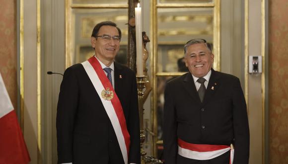 Ministro de Defensa Jorge Ricardo Moscoso Flores. (Anthony Niño de Guzmán=