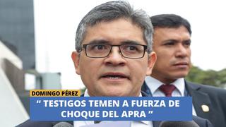 Fiscal Pérez: "Los testigos temen a la 'Fuerza de Choque' del APRA"