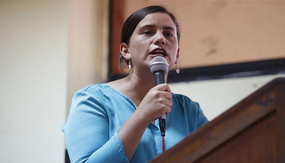 Verónika Mendoza recibió el respaldo de agrupaciones sindicales de izquierda y algunas fuerzas políticas. (Atoq Ramón)