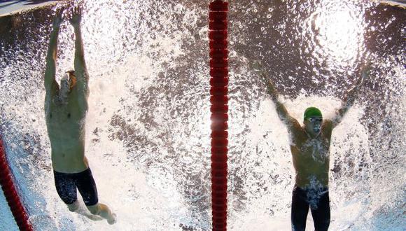 Phelps ganó la final de los 100 metros mariposa durante los Juegos Olímpicos de Londres 2012. (USI)