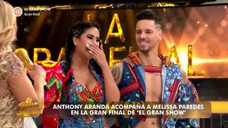 ‘El gran show’: Anthony Aranda reforzó a Melissa Paredes en la gran final