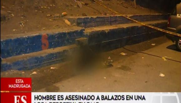 Un hombre fue asesinado de ocho balazos en San Martín de Porres.