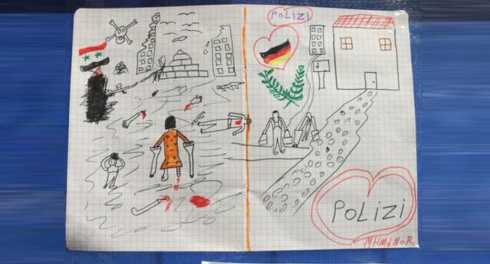 Siria Este Dibujo De Un Niño Sirio Retrata El Dolor Que Vive Su País