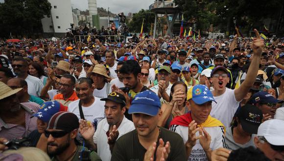 Algunos militares se unieron al presidente encargado de Venezuela, Juan Guaidó, en un fallido levantamiento el 30 de abril para tratar de destituir a Maduro de su cargo. (Foto: EFE)