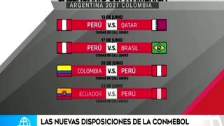 Copa América 2021: Conmebol realiza modificaciones a fixture del torneo