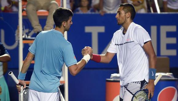 Djokovic y Kyrgios se enfrentarán este domingo 10 de julio por el título de Wimbledon. (Foto: AFP)