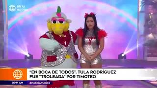 Tula Rodríguez llora en vivo por inesperada broma de Timoteo