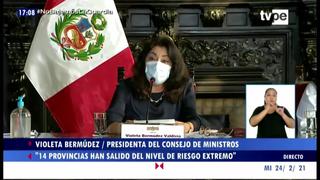 Coronavirus en Perú: 14 provincias salieron de riesgo extremo y otras 6 ingresan a este nivel