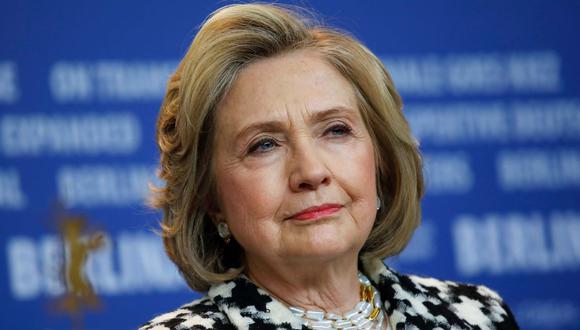 Hillary Clinton se encuentra en Berlín con motivo de la proyección en el festival de cine de una serie documental de cuatro capítulos dedicada a ella. (AFP).