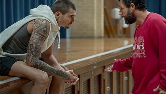 Juancho Hernangómez protagonizó la película “Garra” junto a Adam Sandler. (Foto: Netflix).