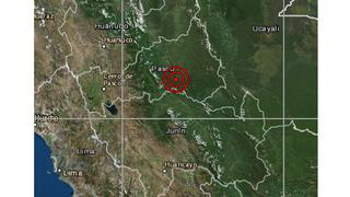 Pasco: sismo de magnitud 4,3 se registró esta tarde en Oxapampa, señala IGP