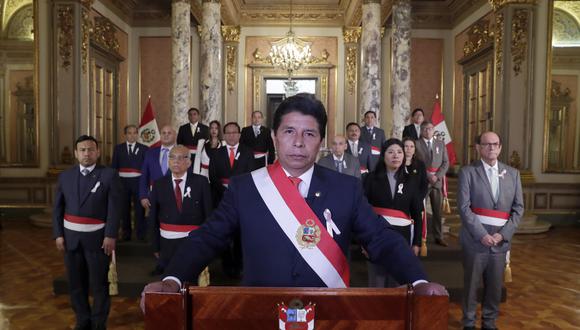 El presidente Pedro Castillo y su premier son desaprobados por la mayoría de empresarios según cifras de IPSOS.  (Foto: Presidencia)