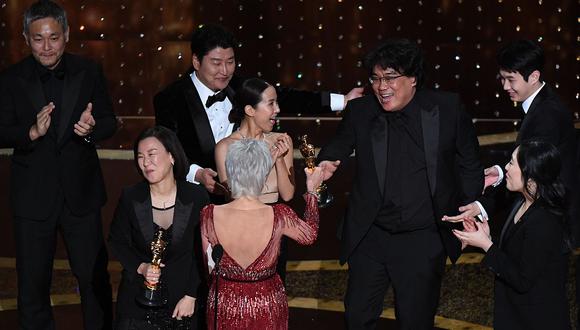 Oscar 2020: Parasite ganó a Mejor película. (Foto: AFP)