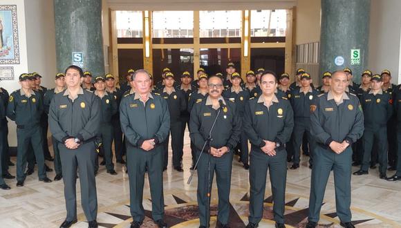 La Policía Nacional presentó a los nuevos jefes de las regiones policiales de Lima y Callao. (Foto: Difusión)