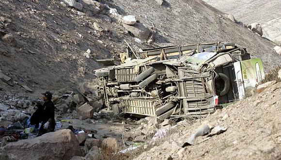 Al menos 6 muertos por caída de ómnibus que transportaba escolares en Huaral. (USI/Referencial)