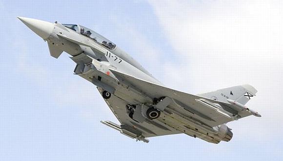 Cazabombarderos Eurofighter. (Internet)