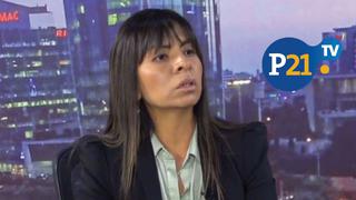 P21TV | Giuliana Loza: "No conozco las razones de la destitución de la fiscal Erika Delgado"