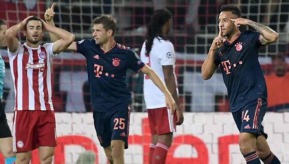 Bayern Munich vs. Olympiacos se enfrentan en la Champions League. (Foto: AFP)