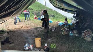 Piura: familias de Agua Blanca, en Canchaque, escapan a zonas altas por temor a nuevo aluvión