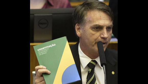 Bolsonaro llegó hoy por primera vez a Brasilia desde los comicios del pasado 28 de octubre. (Foto: EFE)