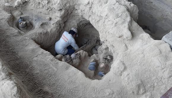 Descubrimientos. Las excavaciones fueron halladas en la huaca Las Abejas. (foto: Museo de Sitio Túcume)