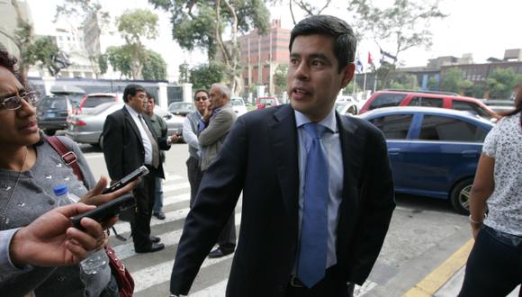 Fija posición. Galarreta discrepa con quienes minimizan acusaciones contra regidor Secada. (Martín Pauca)