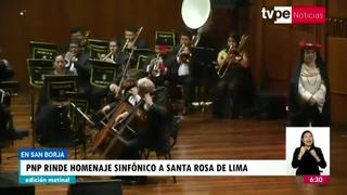 San Borja: Así fue el homenaje de la orquesta sinfónica a Santa Rosa de Lima