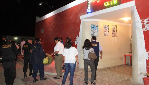 Agentes allanaron dos locales donde se ejercía la prostitución en Huancayo. (Foto: Andina / Referencial)