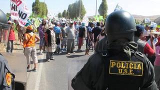 Mininter negó que existan personas heridas durante protestas en Arequipa