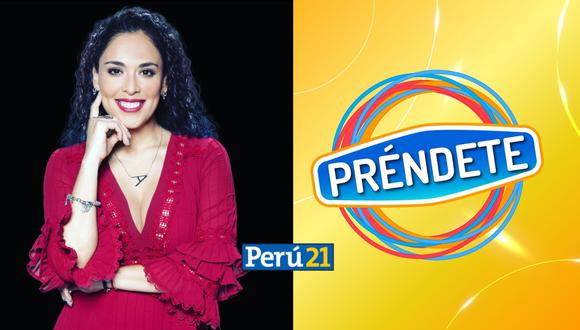 Adriana Quevedo sobre Préndete. (Composición Perú21)