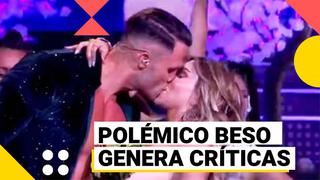 El artista del año: El beso de Fabio Agostini y Paula Manzanal fue criticado en las redes sociales