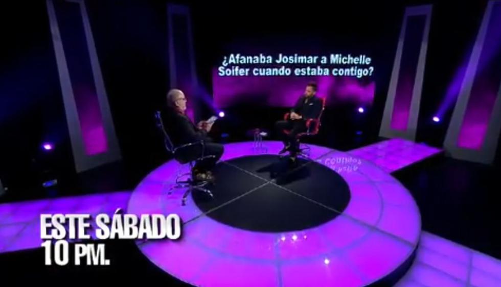 El dominicano dio detalles de la relación que tuvo con la 'exguerrera’ Michelle Soifer. (Foto: Captura de video)