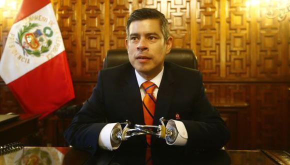 Luis Galarreta: &quot;Alberto Fujimori tiene derecho a participar en política&quot;. (Luis Centurión/Perú21)
