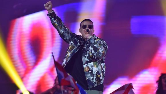 El intérprete de reggaetón sorprendió con su interpretación en chino. (Foto: AFP)
