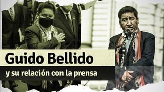 Guido Bellido: los incidentes que ha tenido el primer ministro con la prensa peruana