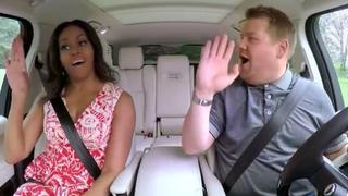 Michelle Obama bailó y cantó al ritmo de Beyoncé en el karaoke de James Corden [Video]