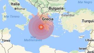Grecia: sismo de magnitud de 5,2 sacudió este miércoles la isla de Creta