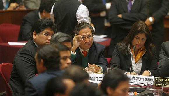 Alejandro Toledo en la sesión de Fiscalización en que no declaró. (Perú21)