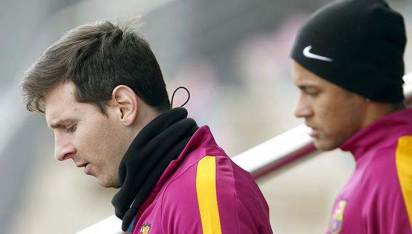 Lionel Messi y Neymar no son jugadores de equipo, según Van Gaal. (Foto: EFE)