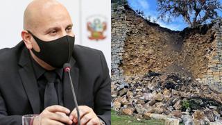 Ministro Salas sobre derrumbe en Kuélap: “Es una fortaleza que ha sido abandonada”