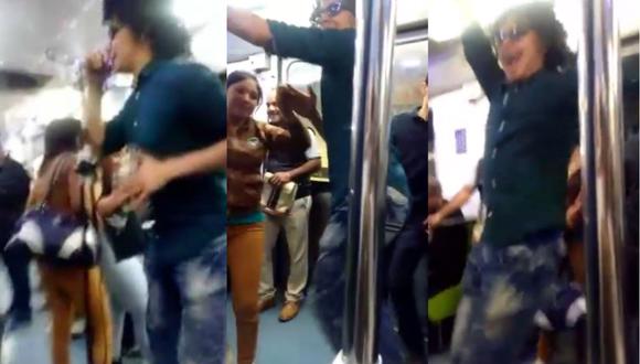 Diversos usuarios de Facebook  aseguran que en esa ruta del metro de México se puede apreciar de forma constante la "performance" de este cantante. (Foto: Facebook Diego Castrejón)