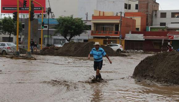 Inundación. El Porvenir fue la zona más afectada de Trujillo. (Perú21)