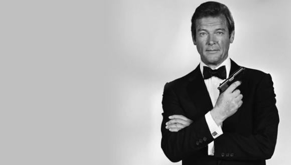 Roger Moore interpretó a 'James Bond' en 8 cintas.
