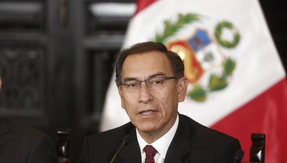 "Yo estoy seguro que es el diálogo el que nos va a llevar a tomar las mejores decisiones", dijo el mandatario. (César Campos/Perú21)